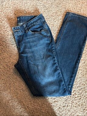 LOFT Women's Indigo Blue Straight Leg Jeans